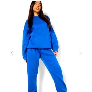 Royal blue sweat suit from BooHoo ( brand new )